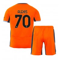 Koszulka piłkarska Inter Milan Alexis Sanchez #70 Strój Trzeci dla dzieci 2023-24 tanio Krótki Rękaw (+ Krótkie spodenki)